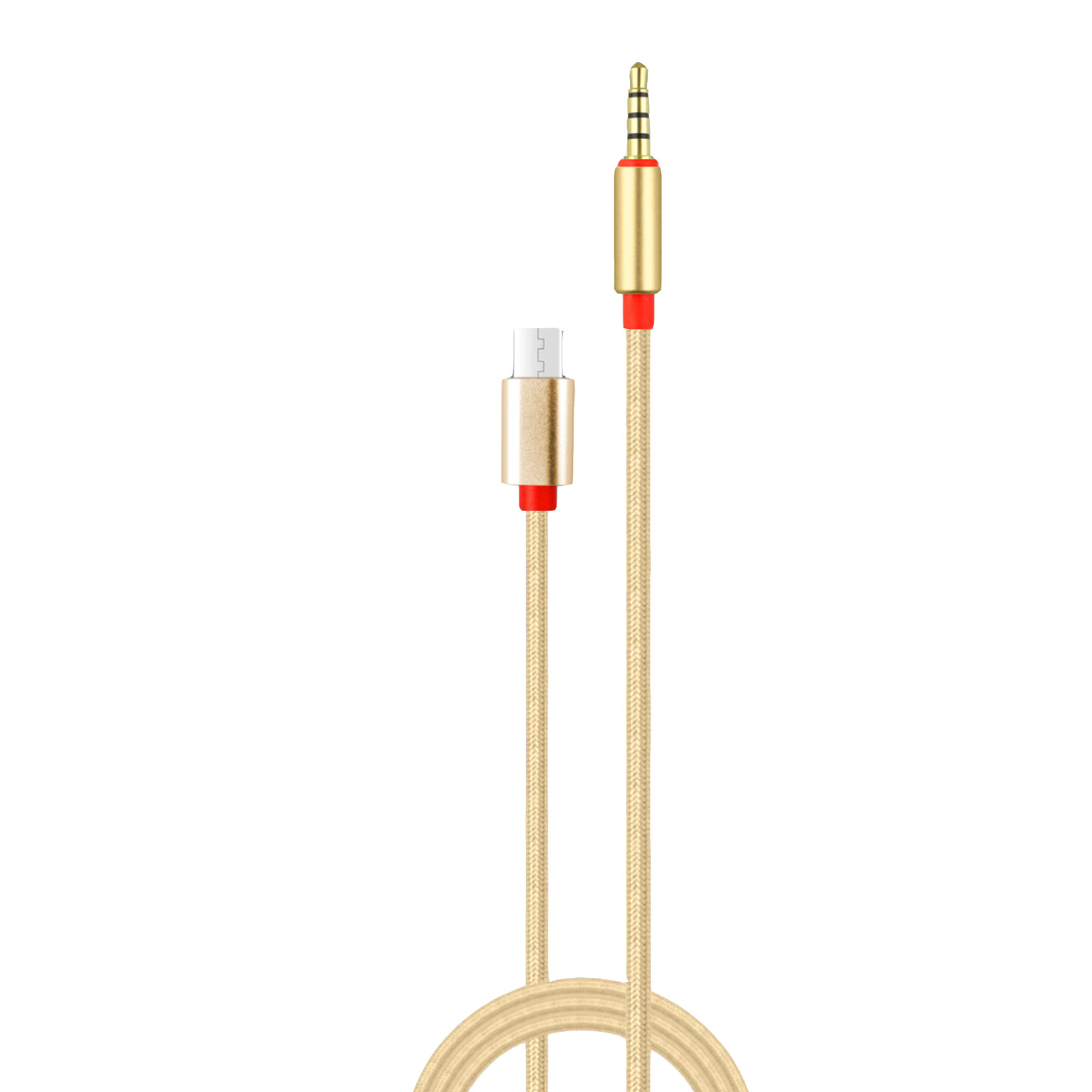 thumbnail image 2 of USB C a 3.5mm Audio Aux Jack 3.3FT USB Tipo C a Macho Cable Adaptador Auriculares Coche, 2 of 2